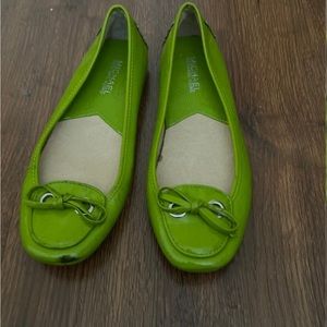 Lime green Michael Kors Flats Loafers